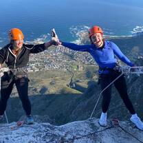 Abseiling on Table Mountain