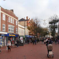 Streets of Reading, England