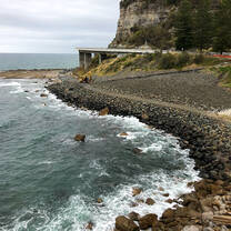 Beach drive in Wollongong