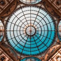 Galleria Vittorio Emanuele II ceiling in Milan