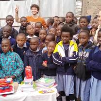 Volunteers with our kids