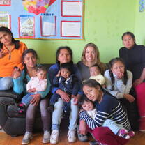Teenage Mothers and volunteers