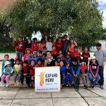 Children and volunteers in CASA Project