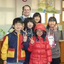 Andrew Teacher and class