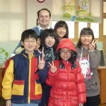 Andrew Teacher and class