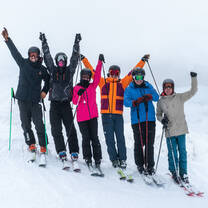 Revelstoke skiers post exam