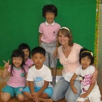 Becca Teacher and class