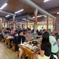 CRCC Asia interns having Korean BBQ