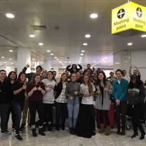 Students arriving in the UK