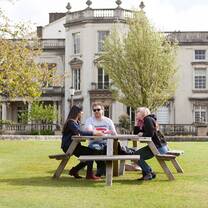 Students on Bench