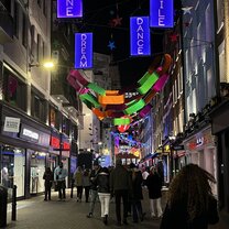 London at night