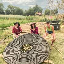 Hands-on practice building a solar hot water system