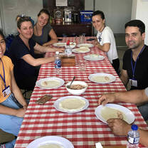 People Eating at the Table