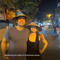 Wandering the night on Vietnamese streets