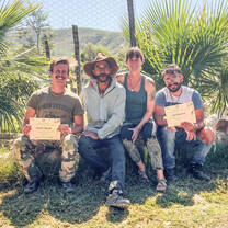 Graduates from the course