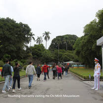 Touching moments visiting Ho Chi Minh Mausoleum