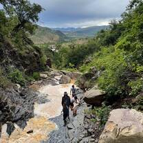 A rainy hike in Tin Tin, a nearby town