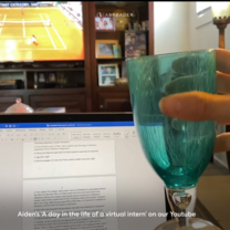 Aiden's "A day in the life of a virtual intern" on our Youtube