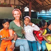 sitting with kids