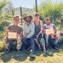 Graduates from the course