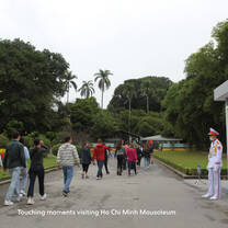 Touching moments visiting Ho Chi Minh Mausoleum