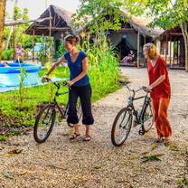 At the Mother Nature Forest Camp in Zanzibar