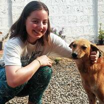 Woman with dog