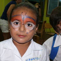 painted faces