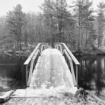 Seguinland's Foot Bridge in Winter