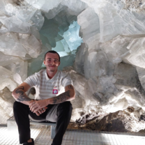 Robin visiting Geoda de Pulpí