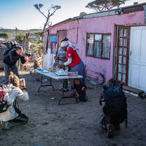 Impact Photography volunteers at work at the NGO community project