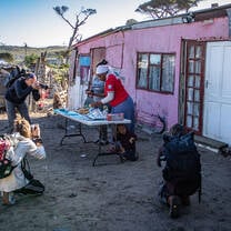 Impact Photography volunteers at work at the NGO community project
