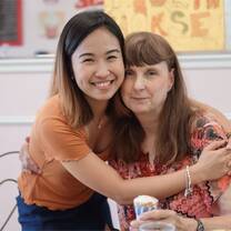 Spirit Intern with her supervisor.