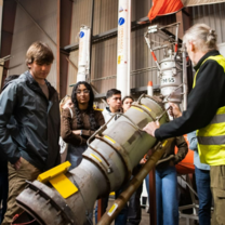 Students are looking an orbital