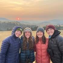 Sunrise in Yellowstone