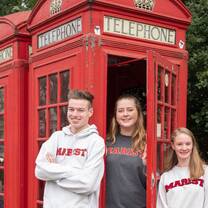 Marist students in London