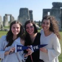 FIE London students at Stonehenge 