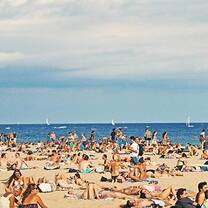 beach in barcelona