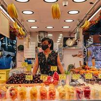 juices on sale at a market