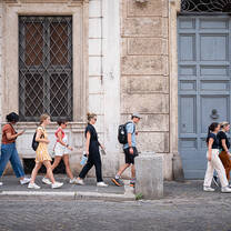 Students walking 