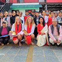 Creative arts, teenage and high school volunteering work in Nepal