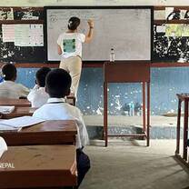 Creative arts, teenage and high school volunteering work in Nepal