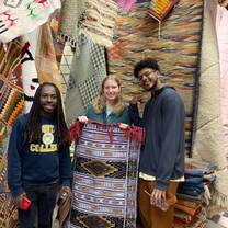 Fun day buying souvenirs and carpets in Rabat Souk!