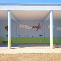 Transforming a wall into a beautifull scene!