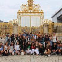 Together at the Gates of Palace de Versailles 