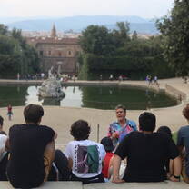 Class Time in the Piti Gardens, home of The Medicis!