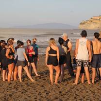 If there is a beach, we will use it for a morning workout