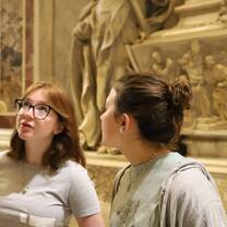 Inside St. Peter's just fills students with awe and wonder