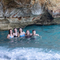 It can get hot in the summer so dips in the water are always welcome