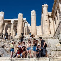 Family Photo among ruins thousands of years old!